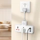 Подовжувач мережевий HOCO AC12A 3USB/Type-C PD/QC 30W/10A 3xUSB white - зображення 5