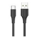 Кабель зарядний Vention USB 2.0 AM - CM 3A 3м Чорний (CTHBI) - зображення 2
