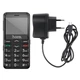 Телефон мобильный кнопочный HOCO 1385 Dual SIM easy Mobile Phone with Camera and Assistance Button |18h call, 566h standby| Black - изображение 5