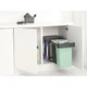 Бак для сміття Brabantia Sort&Go 15 л x 2 шт м'ятно-сірий 232503 (00801259) - зображення 7