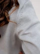 Подростковая кофта на пуговицах для девочки ARTKNIT Дженис 140-146 см Серая (4823093458895) - изображение 9