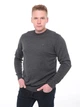 Свитер мужской серый тонкий однотонный 100-4-2 XL - изображение 5