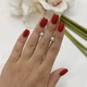 Серебряные серьги с натуральным жемчугом (2167952) - изображение 6