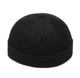 Кепка Докер Вельвет (docker cap, міні біні, безкозирка) без козирка Чорний, Унісекс WUKE One size - зображення 2