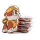 Пряник медово-имбирный с пищевой печатью "Крафт пряник" "Paw Patrol Rubble - Кремез" 45 г - изображение 3