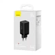 Зарядний пристрій Baseus GaN5 Pro 2xUSB-C + USB 65 W Black (CCGAN65E5) - зображення 5