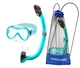 Детский Набор маска и трубка Aqua Speed ALIZE FS + SAMOS Бирюзовый OSFM (621-04) - изображение 4