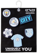 Джибітси Crocs Manchester City 5 шт Різнокольорові (0196265422395) - зображення 4