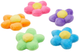 Джибітси Crocs Plush Flower Power 10013262 5 шт Різнокольорові (0196265644117) - зображення 1