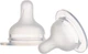 Соска силиконовая Canpol babies к бутылочке S-Shape S мини 2 шт (59/891) - изображение 1