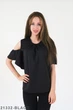 Женская блузка Подіум Angela 21332-BLACK L Черный - изображение 1