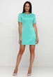 Жіноче плаття Подіум Mira 25894-MINT/WHITE XS Ментоловий - зображення 2