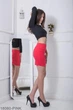 Женская юбка Подіум Mini 18080-PINK L Малиновый - изображение 5