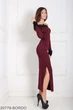 Женское платье Подіум Viola 20779-BORDO S Бордовый - изображение 1