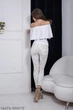 Женская блузка Подіум Milena 18475-WHITE XXL Белый - изображение 4