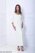 Женское платье Подіум Delise 20104-WHITE XL Белый - изображение 4