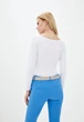 Боди с рукавами Подіум Ashley 27563-WHITE M Белый - изображение 4