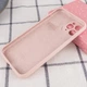 Чехол Fiji Silicone Case Full Camera для Apple iPhone 15 бампер накладка с защитой камеры Chalk Pink - изображение 3
