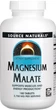 Магний малат Source Naturals Magnesium Malate 1250 mg 180 tabs - изображение 1