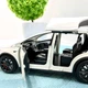 Машина Автосвит Tesla Model X инерционная открываются двери капот багажник 17см Белая (AP-2004) - изображение 7