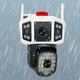 IP камера видеонаблюдения RIAS YC101 (YooSee APP) Wi-Fi 3MP+3MP уличная с удаленным доступом White (3_05473) - изображение 3