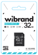 Карта пам'яті Wibrand micro SDHC UHC-1 U3 32Gb class 10 SD adaptor - зображення 2