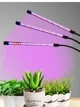 Ультрафіолетова лампа для рослин j22wl-03 LED LIGHT Повний спектр 3 голови LED - зображення 5