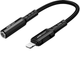 Кабель ACEFAST C1-05 Lightning до 3.5mm алюмінієвий alloy headphones adapter cable Black - зображення 1