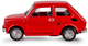 Металева модель Daffi PRL Fiat 126p Red (5905422115729) - зображення 3