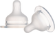 Соска силіконова Canpol babies до пляшечки S-Shape M повільна 2 шт (59/892) - зображення 1