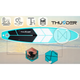 Надувна дошка SUP THUNDER Coast 320 см з веслом Mint - зображення 6