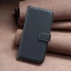 Чохол книжка для Xiaomi Redmi 9c магніт хлястик прошита Binfen plus black - зображення 2