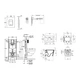Комплект 4 в 1: Інсталяція GROHE Rapid SL 3 в 1 3884966Q + Унітаз безободковий Kroner Eifel WHI483429 TORNADO з сидінням Slim Duroplast / Soft-close / Quick relase KE483429WHIT (3884966KE483429) - изображение 2