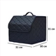 Органайзер в багажник/машину маленький 31х31х30 см из еко кожи Trunk Box черный (GS-154731) - изображение 2