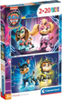 Puzzle Clementoni Super Kolor Paw Patrol The Mighty Movie 2 po 20 elementów (8005125248056) - obraz 1