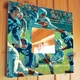 Декоративное зеркало "Американский футбол" сувенир для фанатов NFL, НФЛ, для спальни, гостиной, спорт клуба - изображение 1