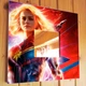 Зеркало с фото "Фильм Капитан Марвел. Captain Marvel." сувенир фанатам комиксов, украшение интерьера спальни, детской - изображение 1