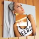 Зеркало "Певица Ариана Гранде. Ariana Grande" подарок для фанатов, поп музыка, для интерьера в спальню, кафе, караоке - изображение 1