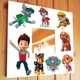 Декоративне дзеркало «Щенячий патруль. PAW Patrol» класний подарунок дитині, прикраса для дитячої - зображення 1