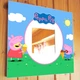 Декоративное зеркало "Свинка Пеппа. Peppa Pig" прикольный подарок ребенку, украшение для детской комнаты, спальни - изображение 1
