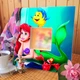 Декоративное зеркало "Мультфильм Русалочка. The Little Mermaid" подарок фанатам Дисней, декор для детской - изображение 3