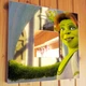 Декоративное зеркало "Шрек. Фиона. Shrek" герои мультфильма, украшение для детской комнаты, спальни - изображение 1