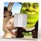 Декоративное зеркало "Шрек и осел. Shrek" герои мультфильма, украшение для детской комнаты, спальни - изображение 2