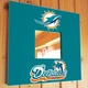 Зеркало "Miami Dolphins" американский футбол NFL команды, для фанатов НФЛ, подарок для спальни, спорт клуба, бара - изображение 1
