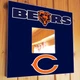 Зеркало "Chicago Bears" американский футбол NFL команды, для фанатов НФЛ, подарок для спальни, спорт клуба, бара - изображение 1