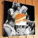 Зеркало "Группа ABBA. АББА" подарок для фанатов, музыкантов и любителей поп музыки, декор в бар, студию - изображение 1