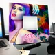 Зеркало "Певица Кэти Перри. Katy Perry" подарок для фанатов поп музыки, музыкантов, декор интерьера в спальню - изображение 3