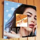 Настенные часы "Певица Дуа Липа. Dua Lipa" сувенир для фанатов, поп музыка, для интерьера в спальню, кафе, караоке - изображение 2