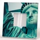 Зеркало со стильним декором "Статуя Свободы. США. Statue of Liberty" в спальню, дизайн в кафе, подарок - изображение 2