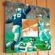 Часы со стильным винтажным рисунком "Американский футбол" фанатов NFL, НФЛ, для спальни, гостиной, спорт клуба - изображение 2